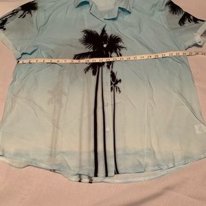 Hawaiian shirt - thin silky shirt, short sleeve